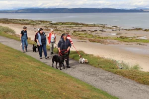 Tail Talk Member’s on a Teen Walk with Susan and Lorna