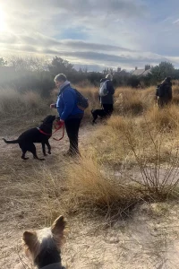 Teen Walk training in the dunes at Nairn beach