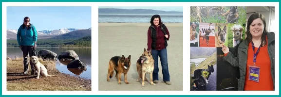 Banner of 3 photos of Susan Berryman